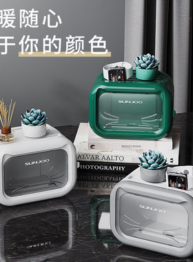 厕所纸巾盒不卡纸壁挂卫生间手纸实心卷纸抽纸盒子滚轮免打孔防水