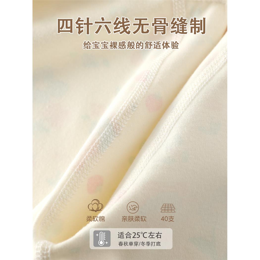 纯棉婴儿衣服春秋女宝宝