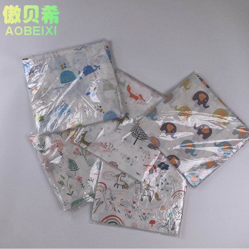 ins纱布2层包巾婴幼儿mus