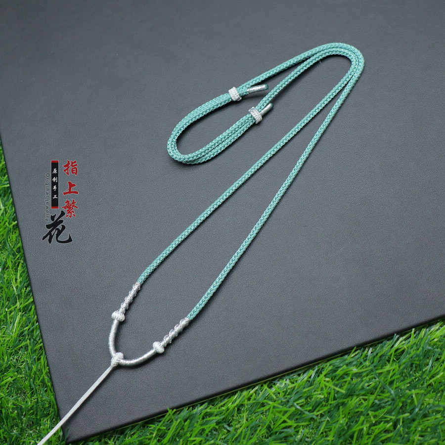 男女款可调节纯手工编织项链挂绳绳