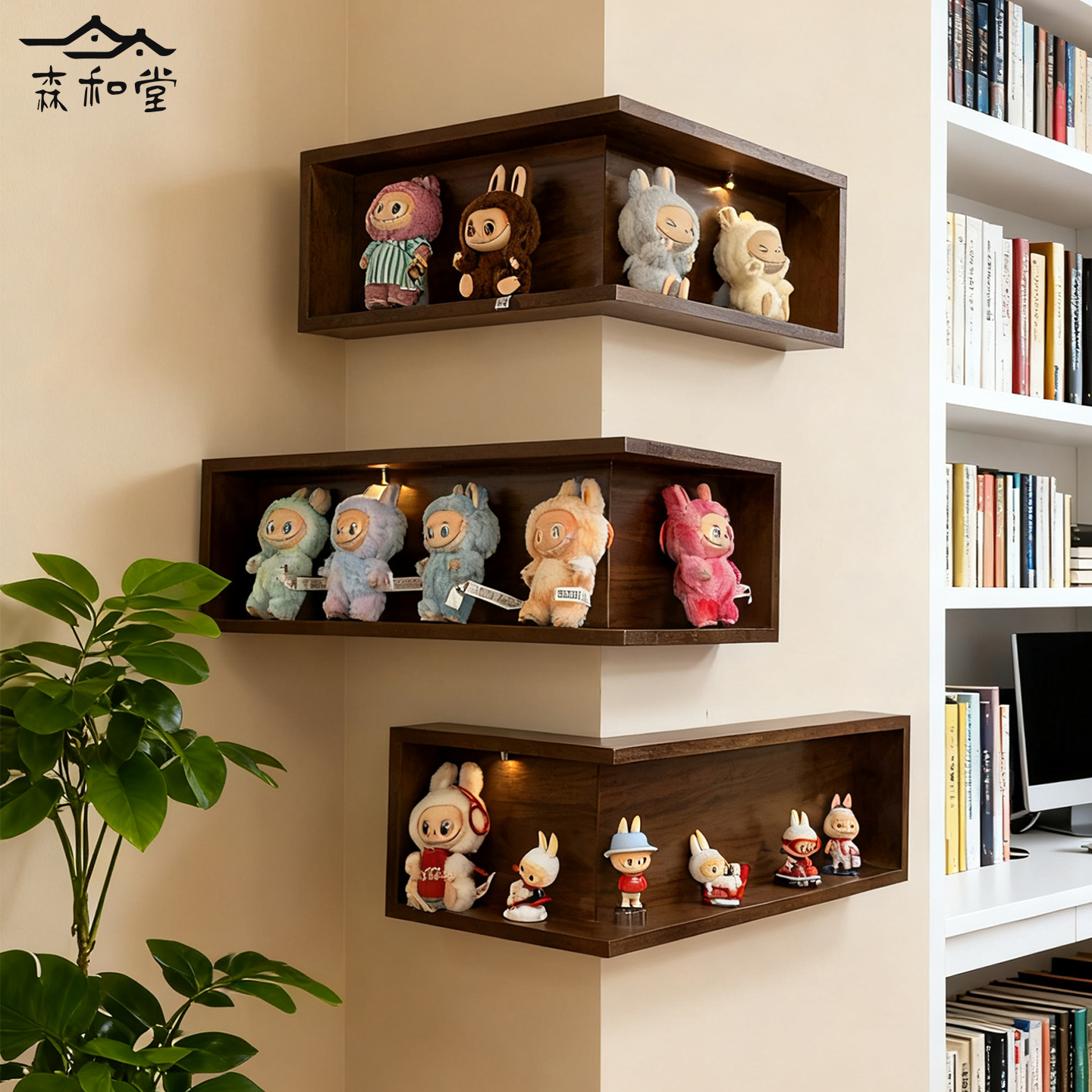 手办收纳墙面创意展示架