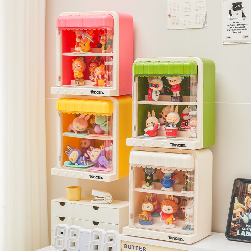 泡玛特展示盒磁吸收纳手办