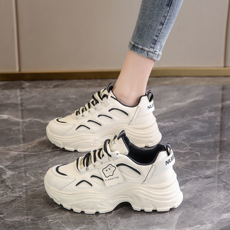 赵露思同款老爹鞋女2025春秋新款厚底莆田运动鞋高颜值百搭休闲鞋