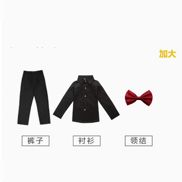 男童合唱服童装朗诵西装套装儿童礼服主持修身款加大款