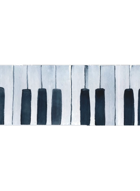钢琴腰线装饰艺术学校音乐教师