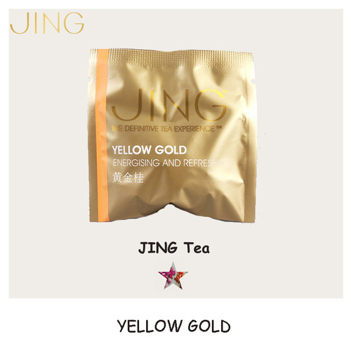 英国JING TEA 黄金桂茶 三角立体纱网茶包 2.5g