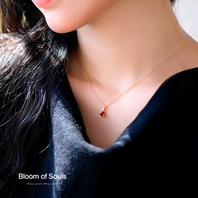 《红豆蔻》原创纯银糖塔项链