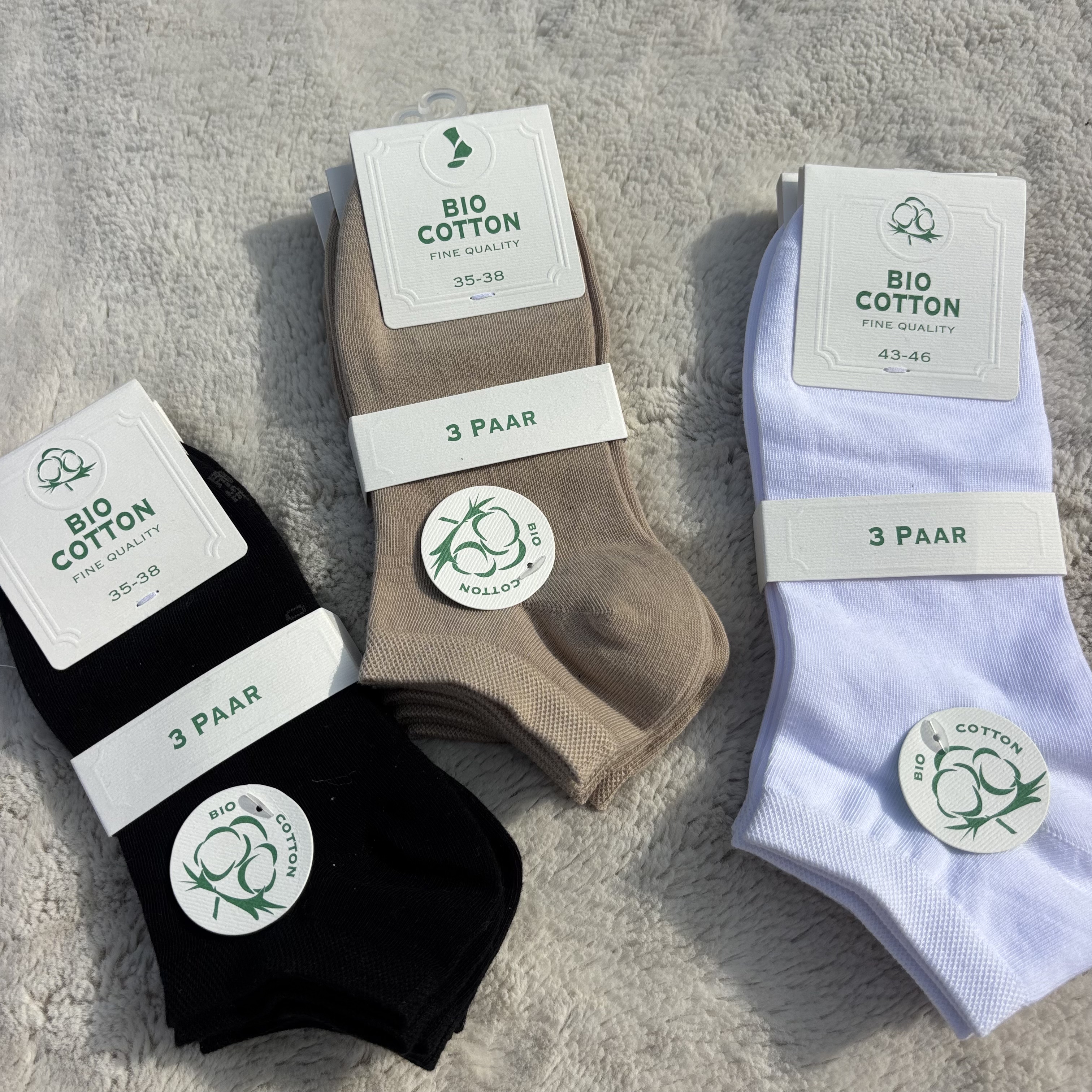 出口德国!80%有机精梳棉!3双价!外贸男女纯棉基础款低帮短袜子