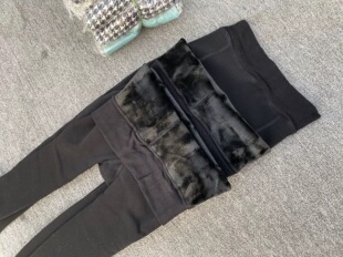 200斤胖MM高腰保暖棉裤 加绒加厚加肥加大码 袜 女秋冬季 外贸打底裤