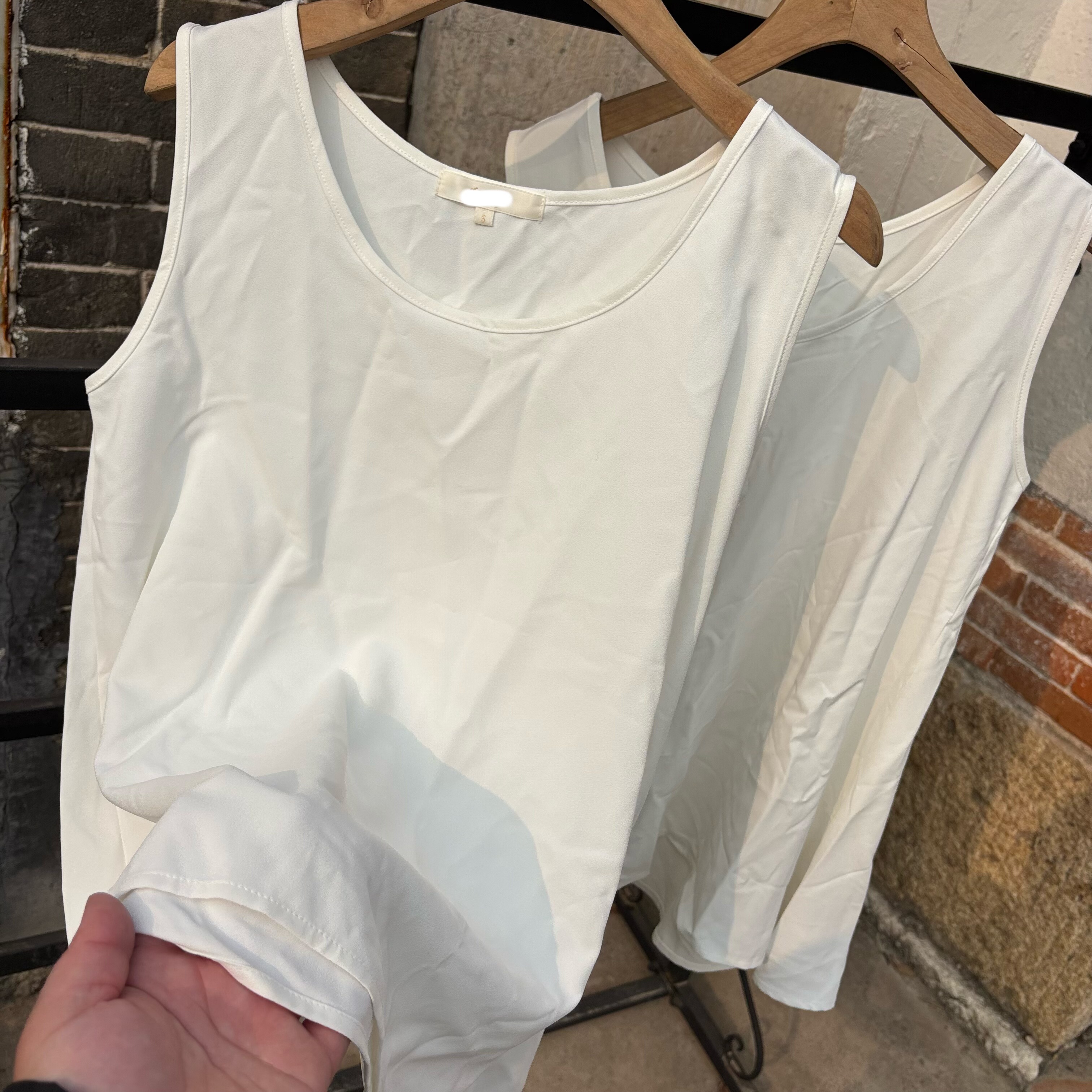 出口外贸日单女士大码A字版背心夏季薄款宽松无袖打底衫内搭外穿