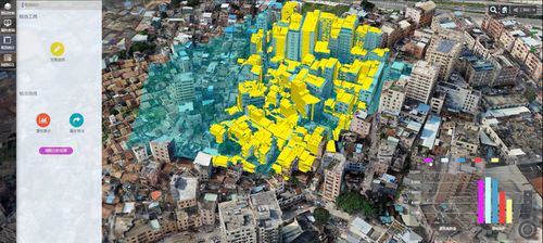 二三维地图leaflet、cesium城市更新综合管理信息webgis开发系统