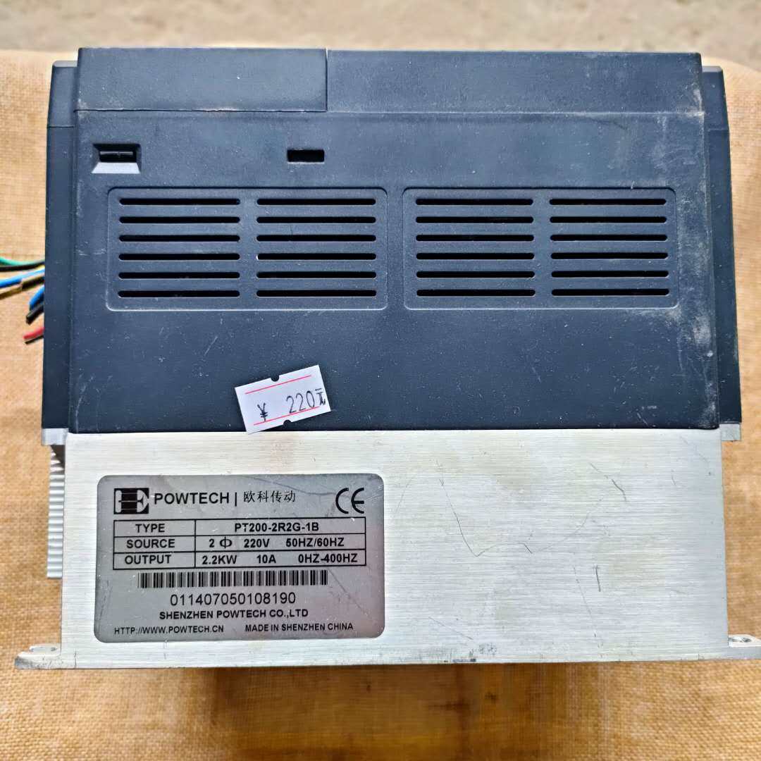 议价欧科变频器pt200-2r2g-1b 2.2kw 220v 实物图现货包好
