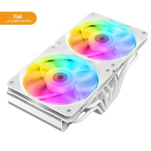 九鲨CPU散热器下压式七热管风冷