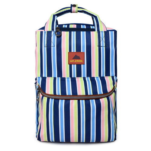 撞色百搭风大学生双肩包