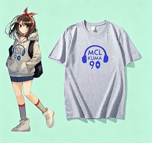 BanG动漫痛衣奥泽美咲同款短袖纯棉T恤二次元cos衣服应援服全新