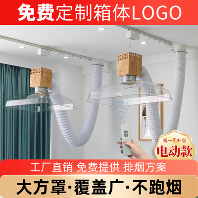 朴艾电动款升降艾灸排烟系统