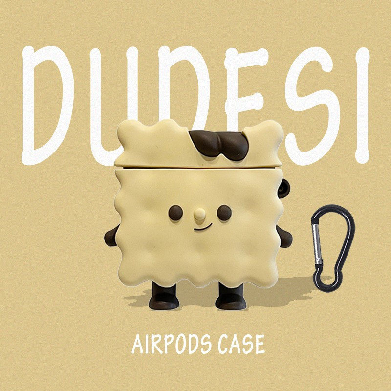 卡通夹心饼干小人适用于airpods3保护套airpods第三代苹果airpods2代
