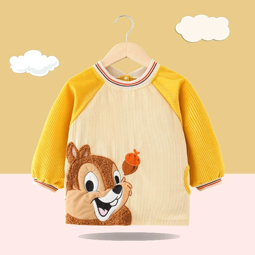 Детский водонепроницаемый фартук, нагрудник для еды для детского сада для мальчиков, анти-грязь, сзади на завязках