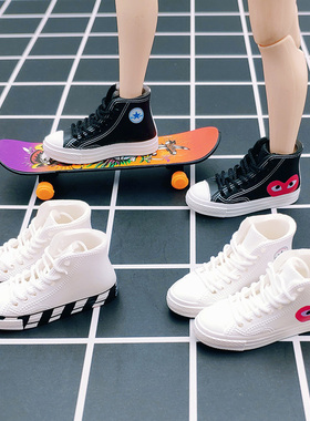 ob24娃鞋P20关节小布娃娃鞋子AZ兵人ob27 ob26板鞋玩具娃娃鞋子