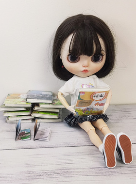 ob24小布娃娃妖精体迷你书籍课本ob26 ob27 YMY22 YMY25拍摄道具