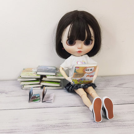 ob24小布娃娃妖精体迷你书籍课本ob26 ob27 YMY22 YMY25拍摄道具