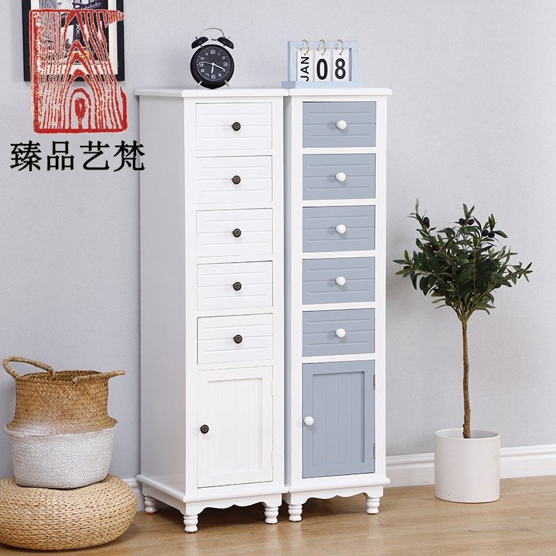 夹缝收纳柜实木储物柜卧室简约床头柜超窄带门五斗柜北欧沙发边柜|ruв категории жилой мебели, кабинет, тумбочка - от Buy2taobao.com для оказания профессиональной услуги покупки агента Taobao