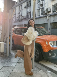 IN choose u笑笑家2022秋冬宽松百搭水洗牛仔裤女阔腿长裤拖地裤