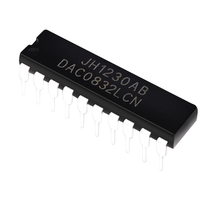 DAC0832LCN DAC0832直插 8位数模转换器 并行DA转换器DIP-20芯片