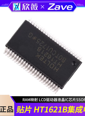 贴片 HT1621B集成电路 RAM映射 LCD驱动器液晶IC芯片SSOP-48