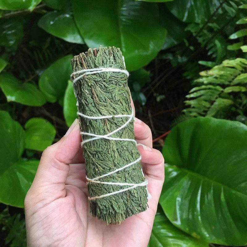 天然植物雪松杖藏香柏香薰用于空间净化放松冥想瑜伽熏香图片