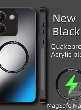 适用于小米pocom7pro手机壳Xiaomi POCO M7Pro 5G亚克力保护套5G全包镜头p0c0引磁吸copoo男女pcoM7新款七por