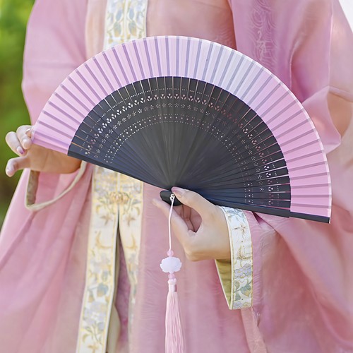 天然竹制扇骨手工打磨无毛刺