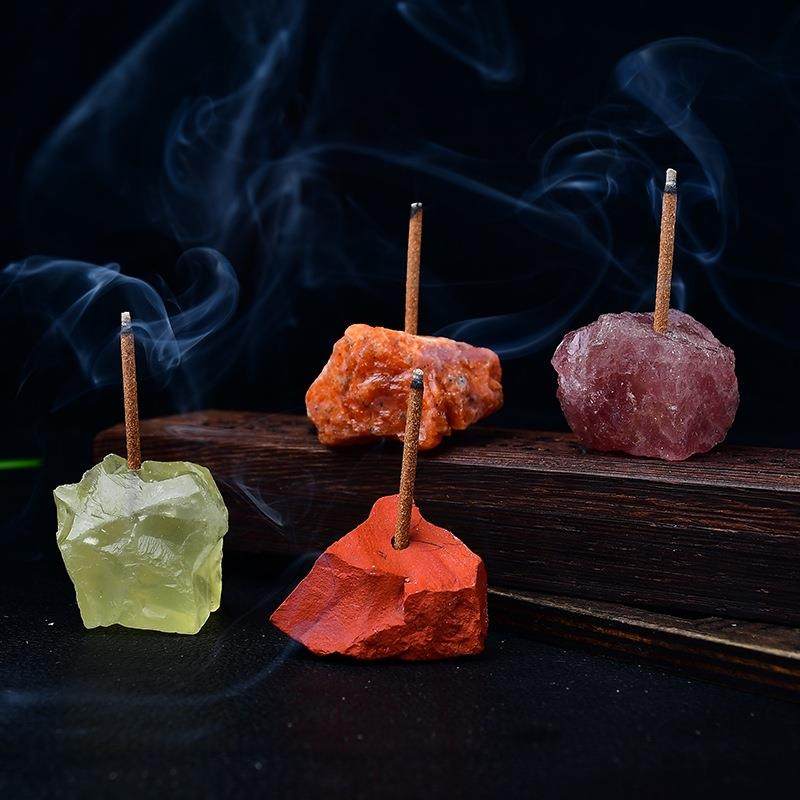 天然紫黄粉紫水晶原石香插线香插香底座家用香薰炉室内点香托,饰品/流行首饰/时尚饰品新,奇石,淘宝优惠券,粉丝福利购,淘宝优惠卷