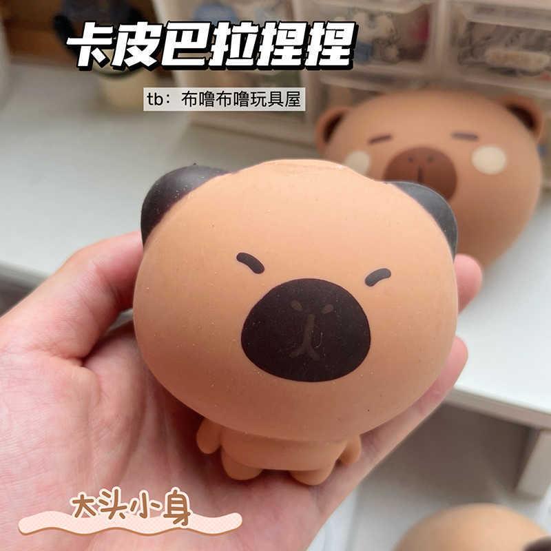 卡皮巴拉捏捏乐解压玩具慢回弹水豚捏捏玩偶减压儿童玩具