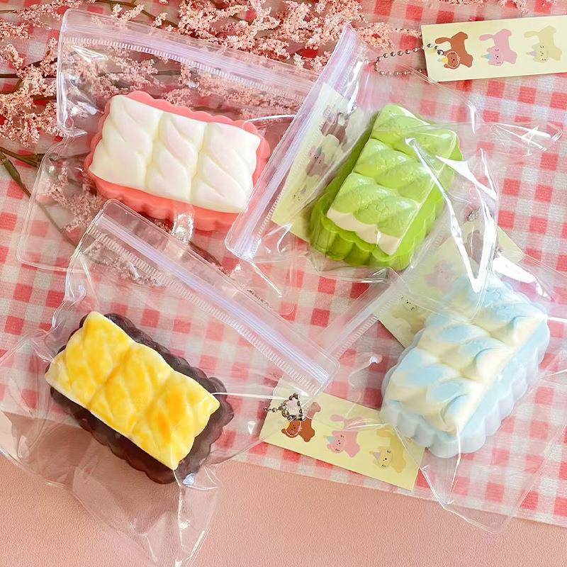 三连棉花糖捏捏乐仿真硅胶玩具高颜值可爱超软超解压儿童发泄玩具