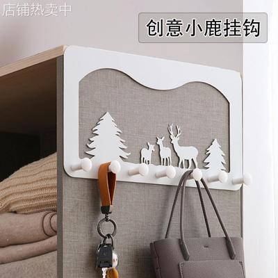 柜子侧边挂钩衣柜外侧面挂架门后挂衣架挂衣钩柜边置物架柜侧收纳