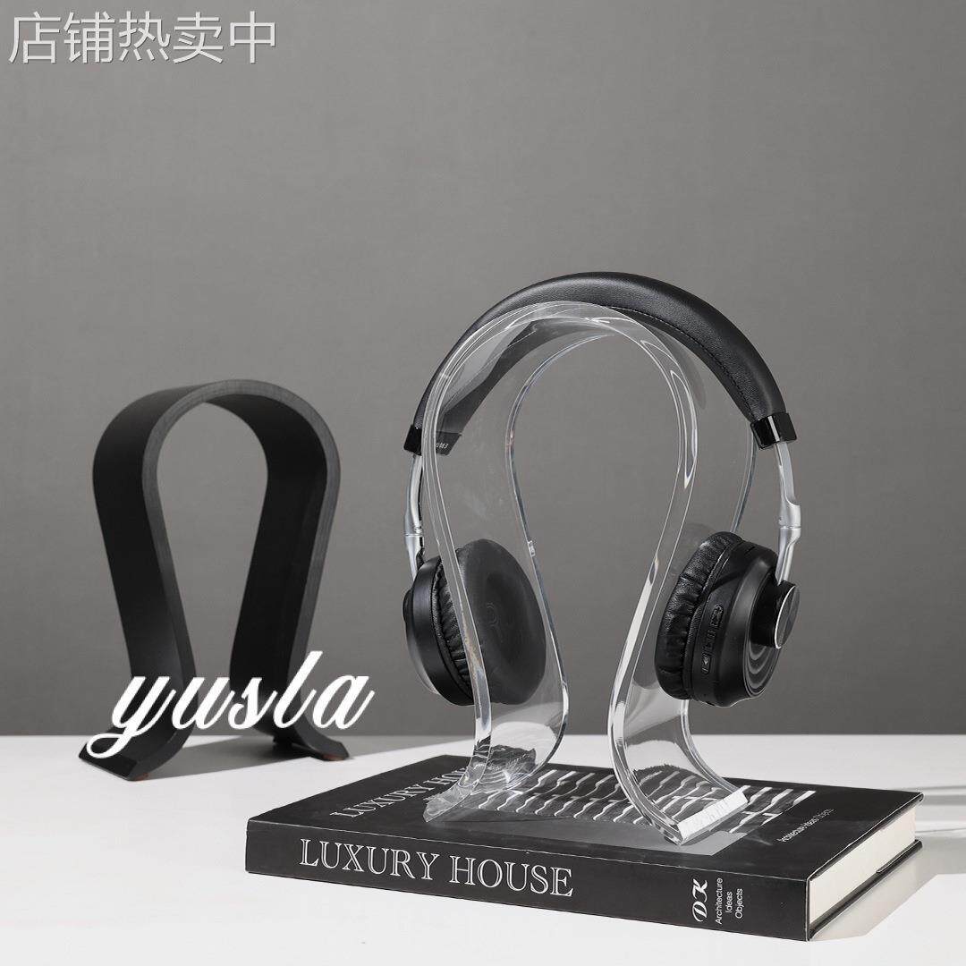 简约现代耳机收纳支架电视柜餐厅柜办公室桌面摆件样板房软装饰品