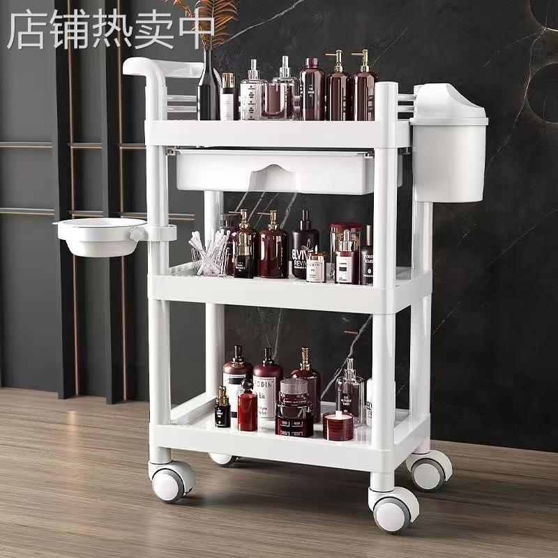 新款小推车移动手推推车置物架仪器家用工具车可旋转超派工厂
