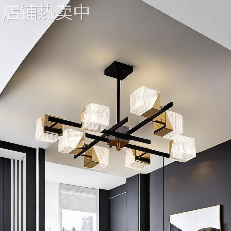 客厅吊灯2024新款现代简约大气北欧轻奢网红创意个性艺术大厅主灯