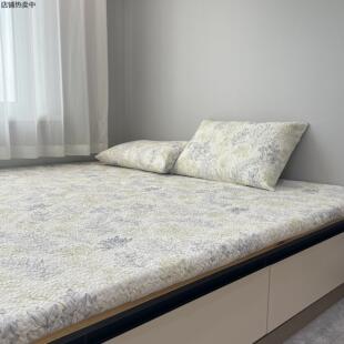 新款榻榻米双人床纯棉床盖夹棉绗缝大尺寸炕盖可机洗四季可用