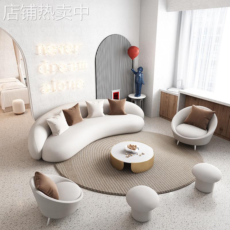 【工厂加工定制】休闲酒店接待售楼处洽谈桌椅美容院商务网红