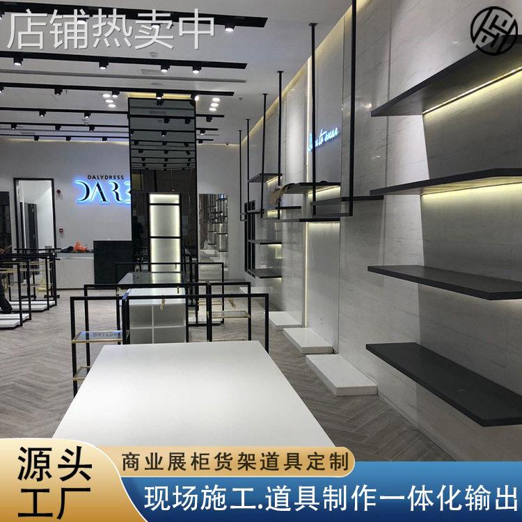 厂家直销专业服装店展示架货架展示柜道具定制吊挂衣服架子展示架