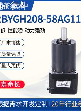 42BYGH208-58AG117电机 智能电子锁用减速马达 12V智能窗帘电机