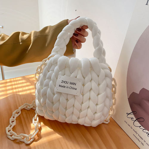 手工编织包包diy材料包自制