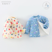 婴儿衣服春秋薄棉外套男女宝宝棉服童装 加厚保暖上衣纯棉内胆 冬季