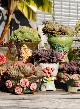 捏花老桩大口径悬崖高桩