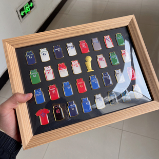 诺维斯基小牛队球衣徽章实木相框创意球迷用品桌面摆台装饰画礼物