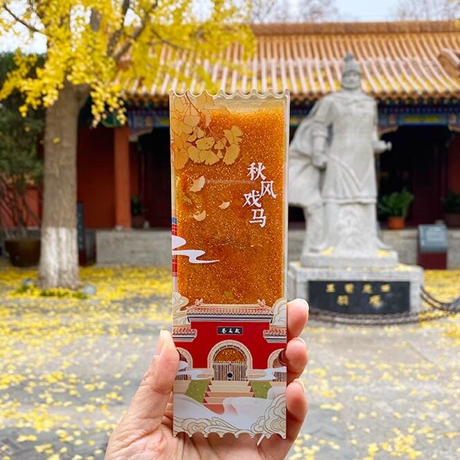 徐州文创流沙冰箱贴戏马台银杏秋风戏马冰箱贴旅游纪念品创意礼物