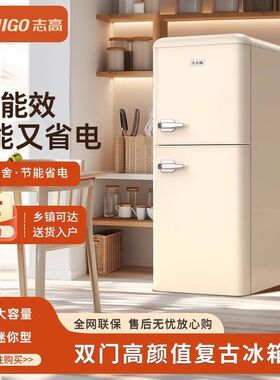 志高复古冰箱家用小型网