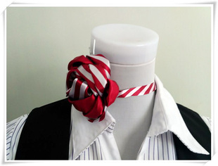 领花女职业头花衬衣领中国银行上班系带领结韩版手工服饰品结